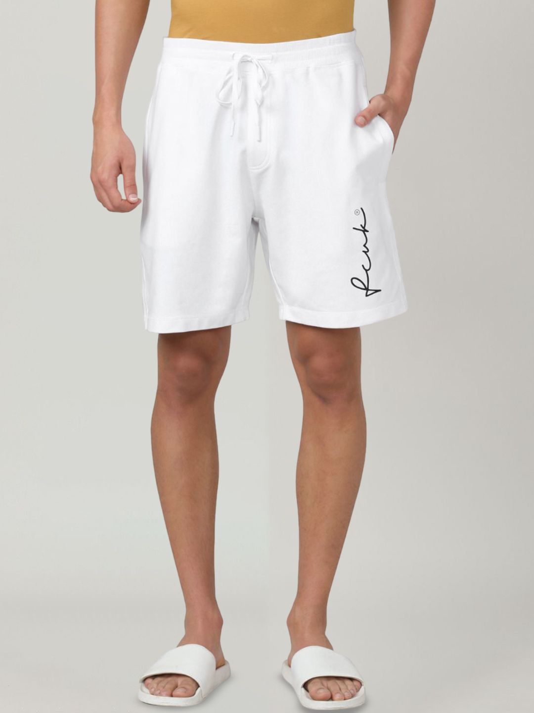 FCUK Belfast Flex Men Mid-Rise Cotton Shorts-image-43