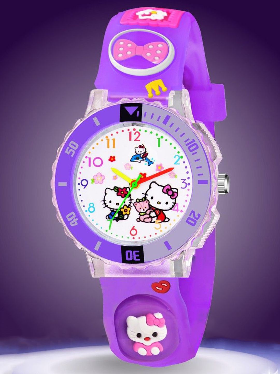 ON TIME OCTUS Girls Printed Dial & Bracelet Style Straps Analogue Watch-picture-30