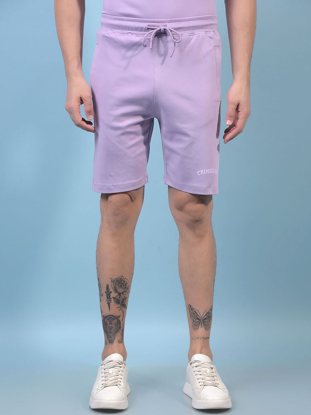 Crimsoune Club Men Solid Regular Fit Mid-Rise Shorts-picture-31