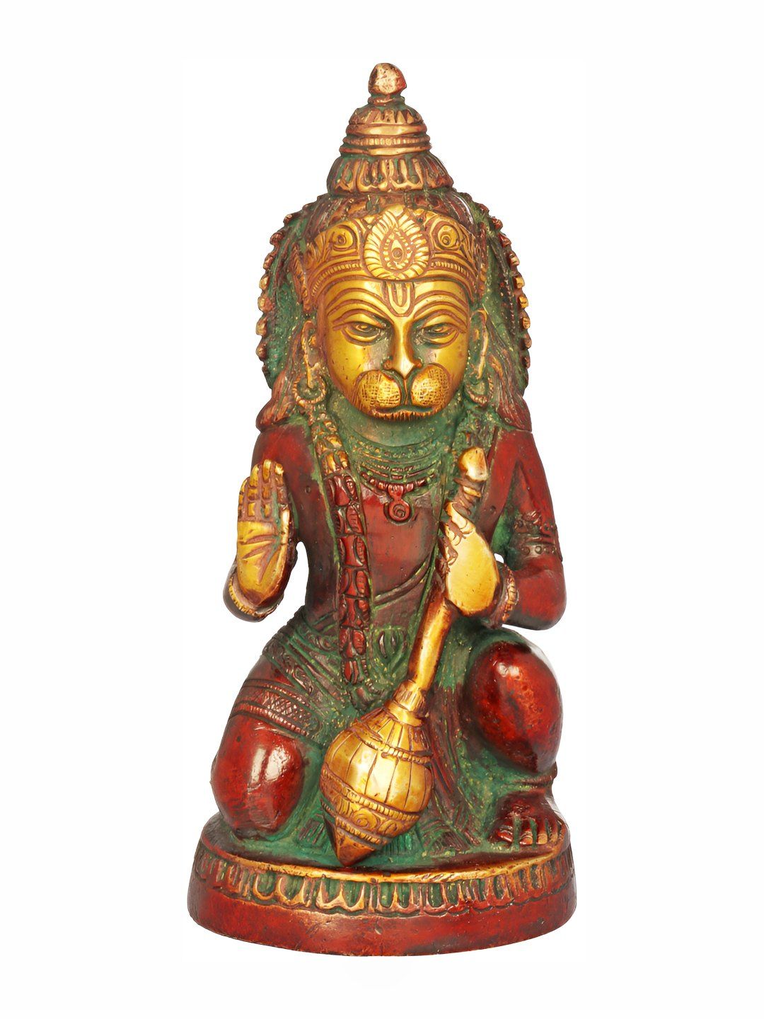 Exotic India Gold-Toned Religious Figurine Showpiece-picture-24