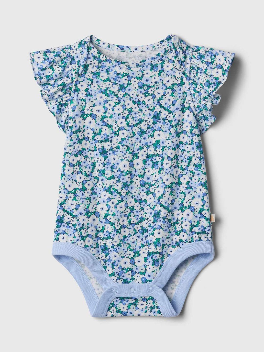 GAP Infant Kids Pure Cotton Floral Printed Bodysuit