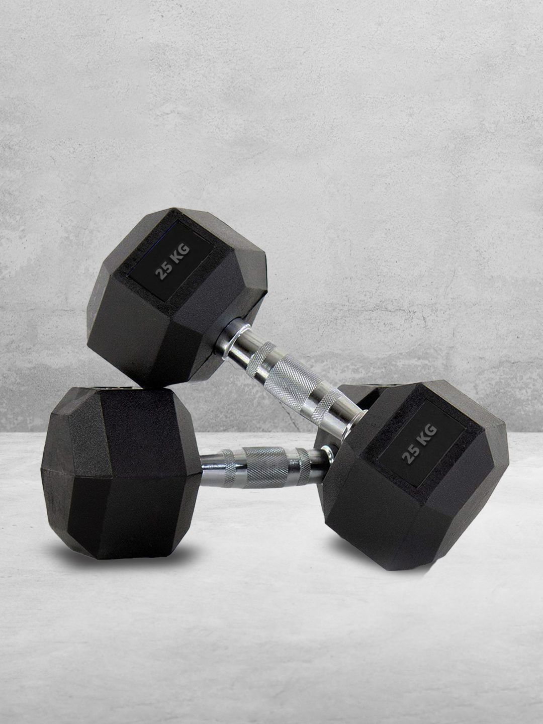 PowerMax Fitness Set Of 2 Hexagon Fixed Weight Dumbbell - 2.5 kg Each-picture-57