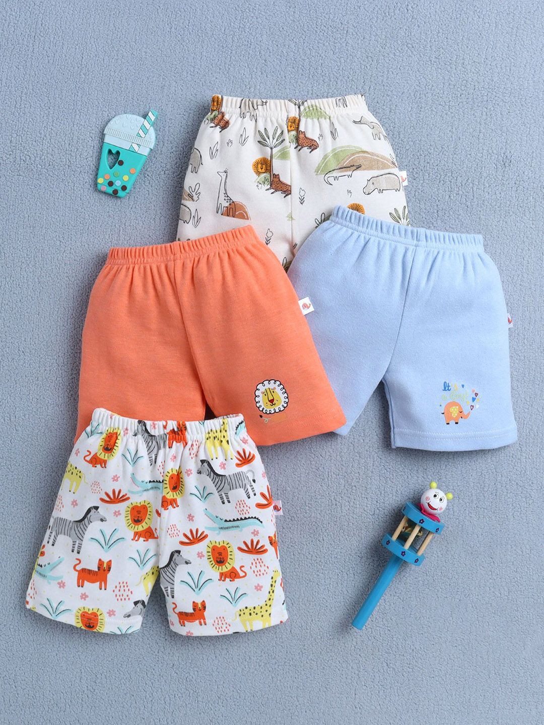 BUMZEE Boys Animal Printed Shorts-image-46