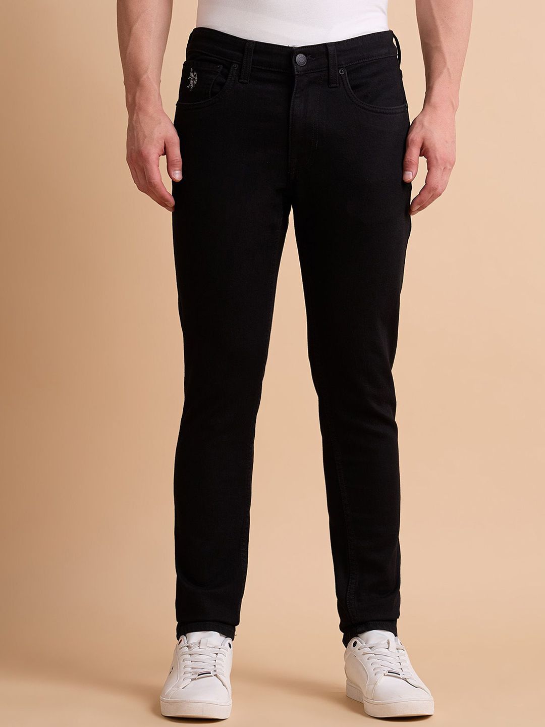 Men Brandon Lightly Washed Slim Tapered Fit Jeans