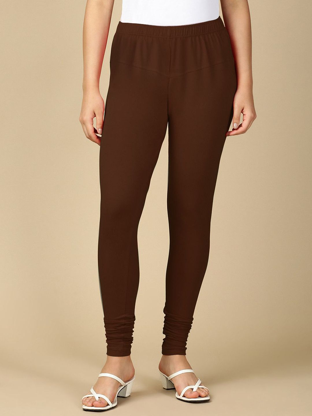 PYNK Mid Rise Churidar Length Leggings-picture-19