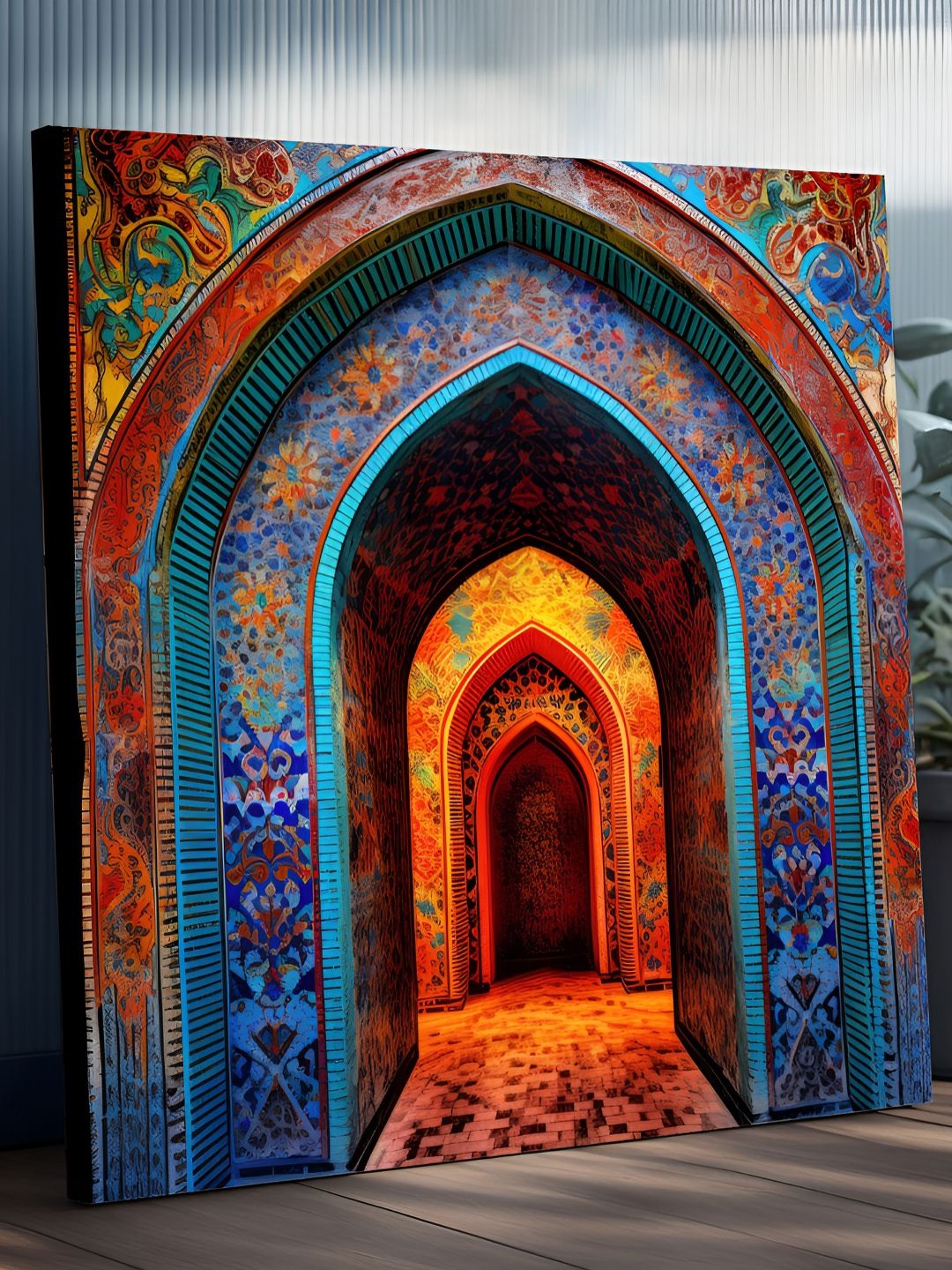 RANDOM Multicoloured 1 Piece Canvas Abstract Wall Paintings-image-36