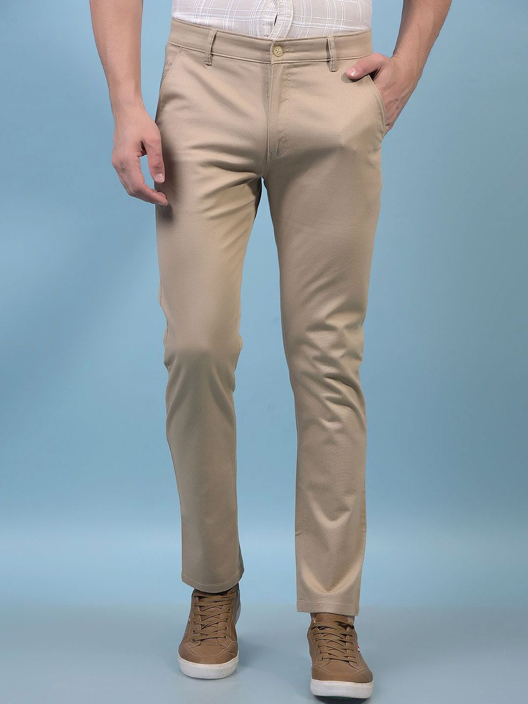 Crimsoune Club Men Slim Fit Chinos Trousers-picture-28