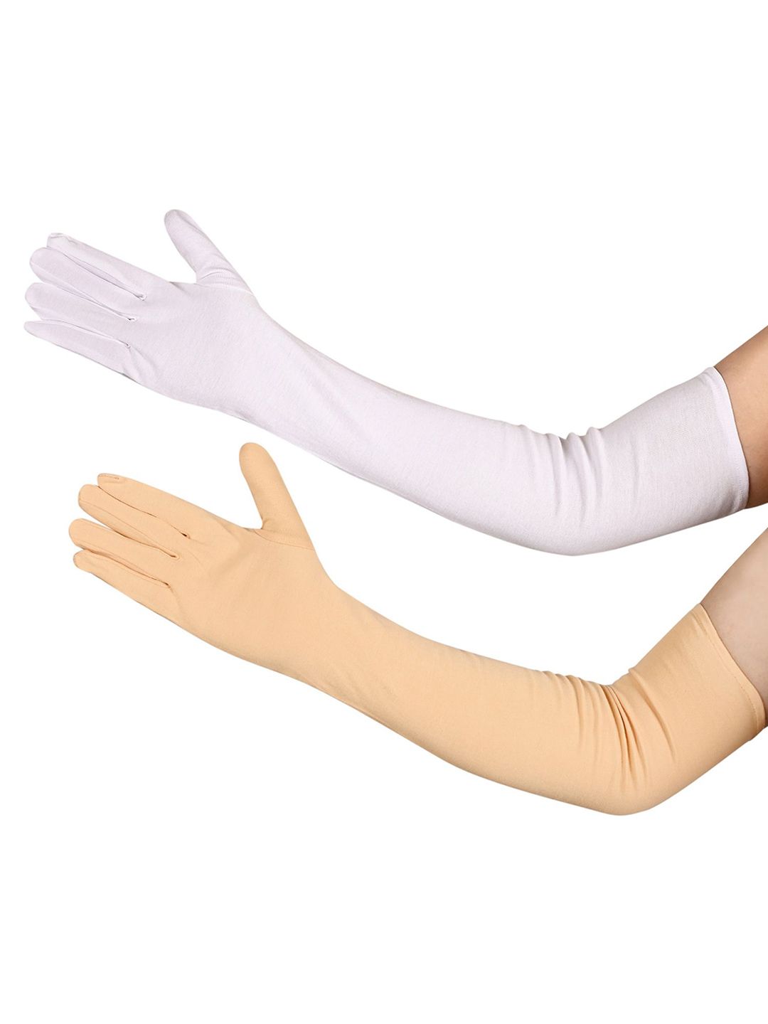 LOOM LEGACY Set Of 2 Cotton Sun Protective and Breathable Riding Gloves