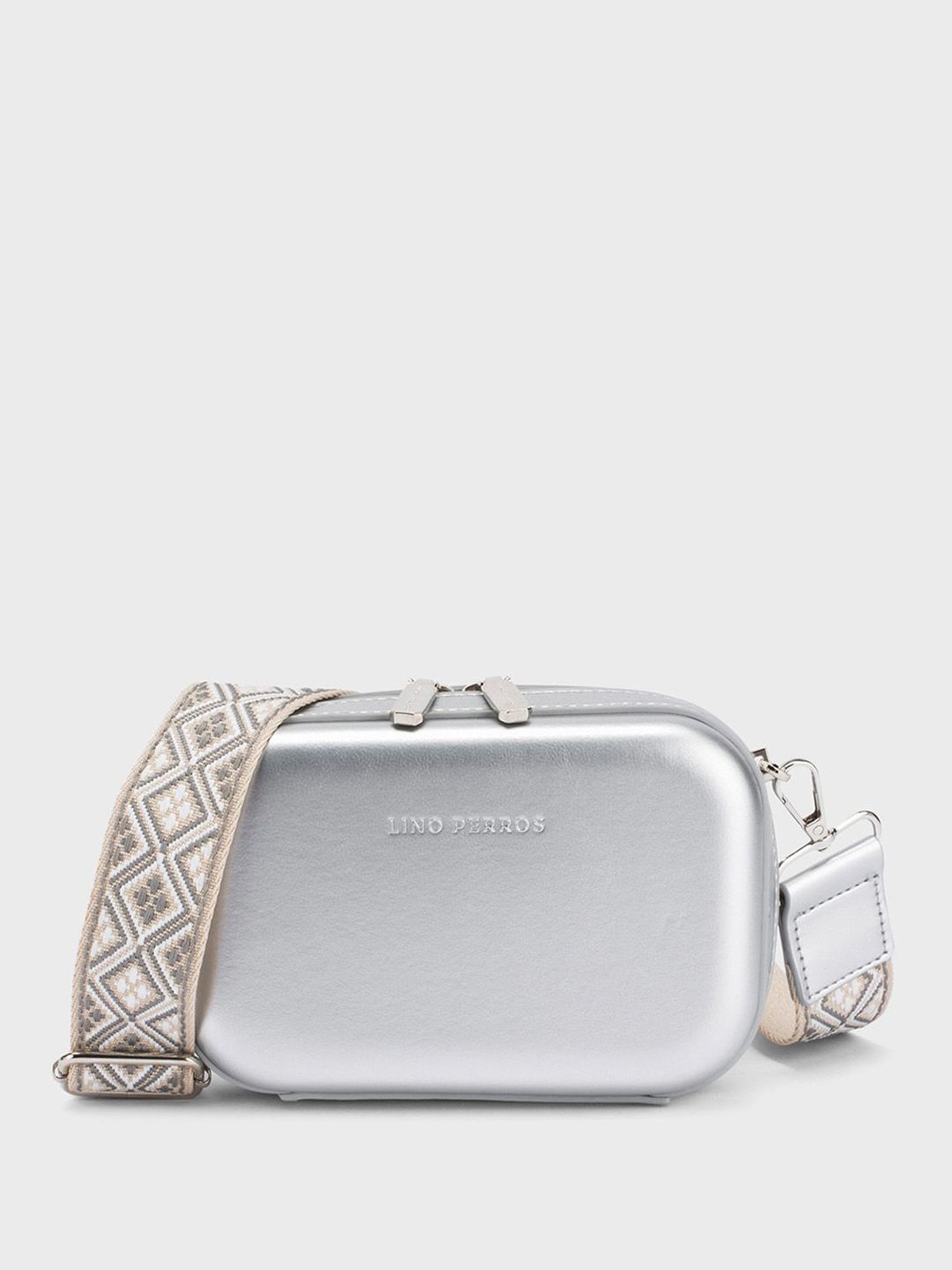 Lino Perros Structured Sling Bag with Cut Work-picture-27