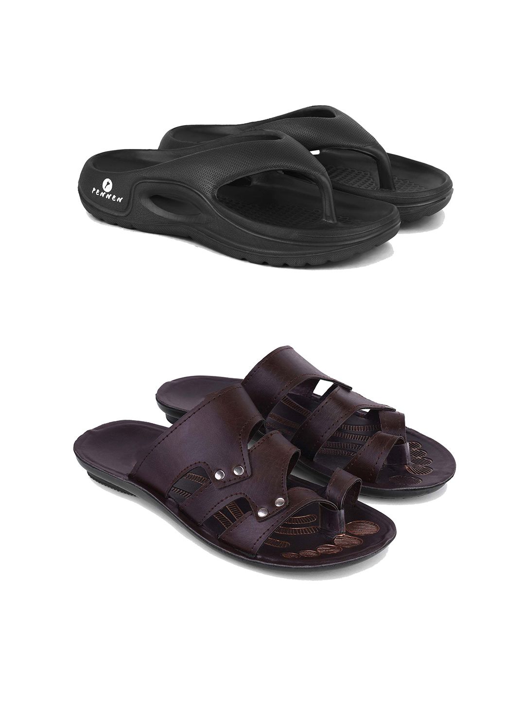 PENNEN Men Canvas Comfort Sandals-picture-17