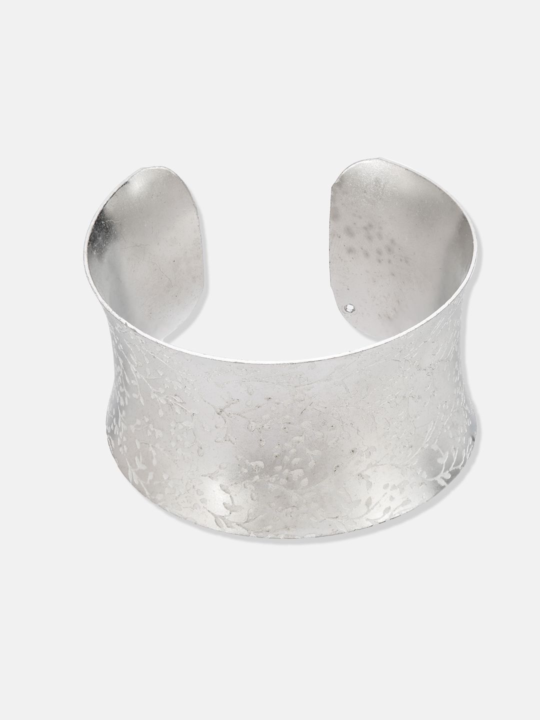 ATIBELLE Women 2 Brass Silver-Plated Wraparound Bracelet