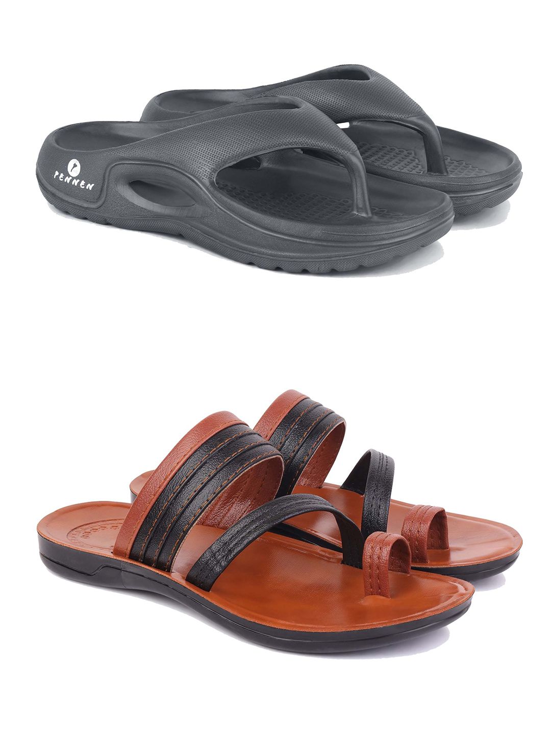 PENNEN Men Canvas Comfort Sandals-picture-20