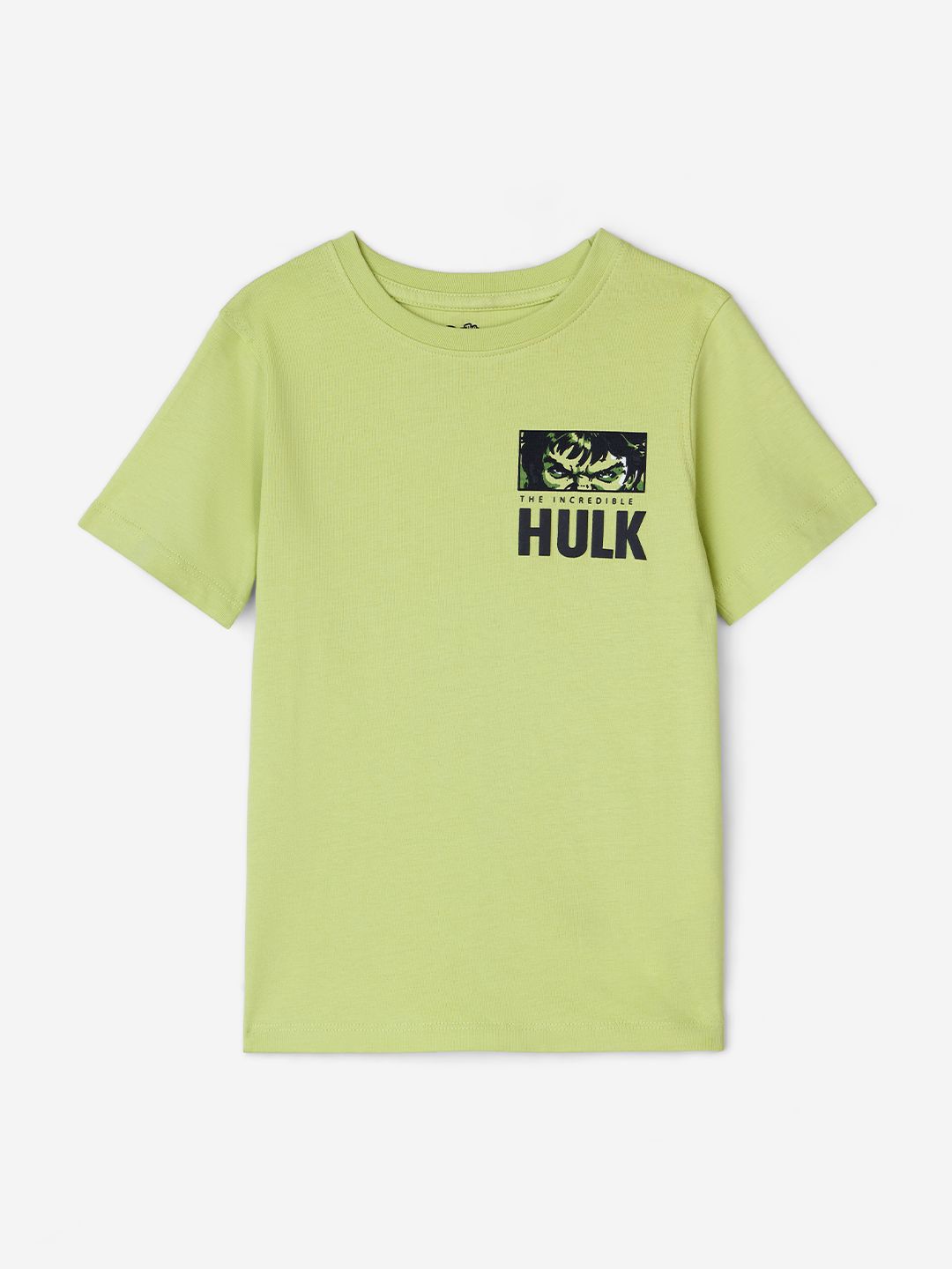 The Souled Store Boys Hulk Graphic Printed Round Neck Cotton T-shirt-picture-44
