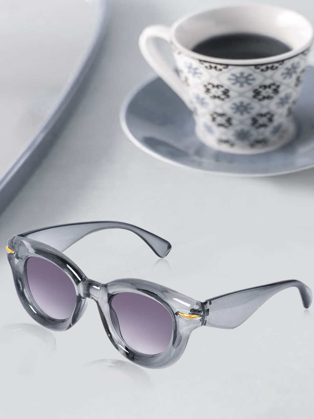 DressBerry Women Round Sunglasses With UV Protected Lens DBSG-87017-04-picture-14