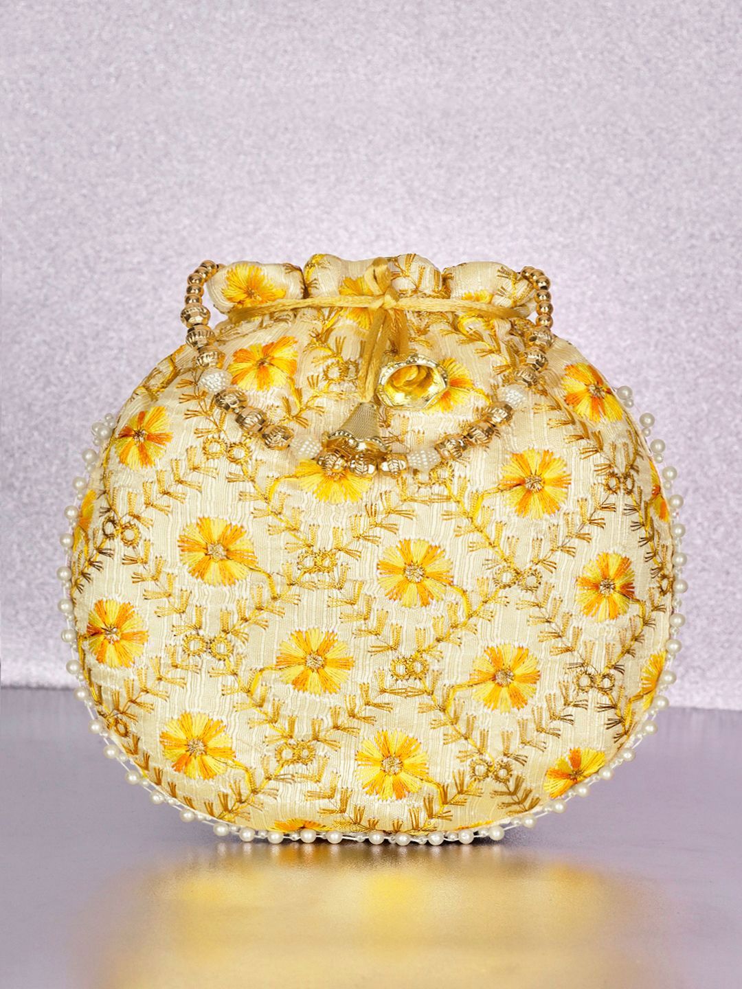 Peora Embroidered Potli Clutch-picture-23