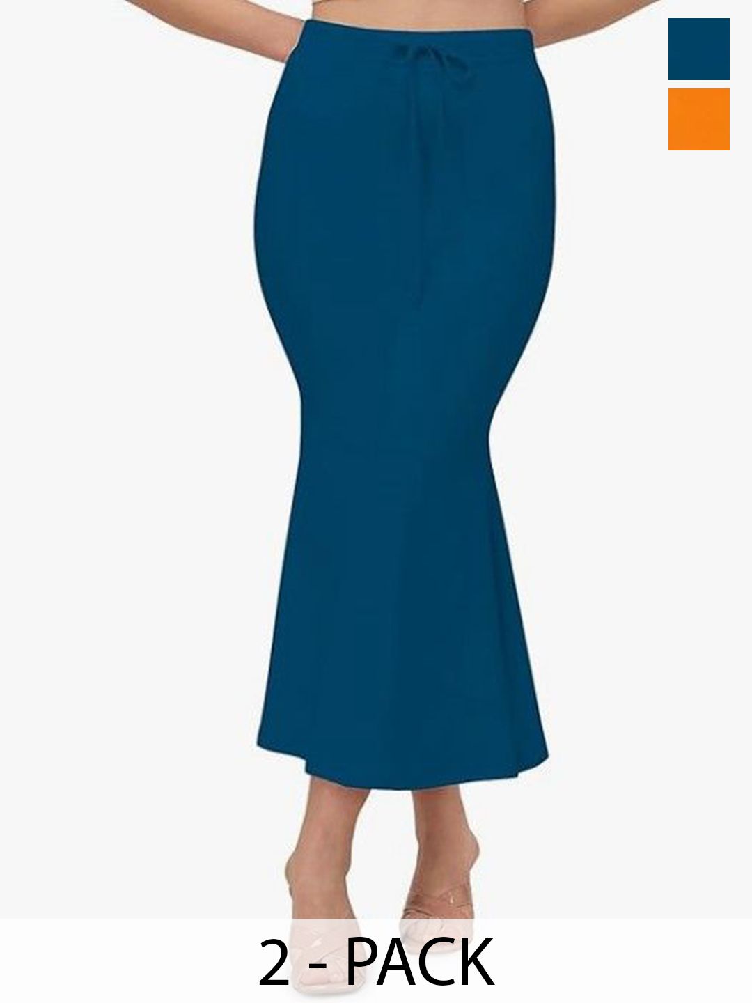 Moda Rapido Pack Of 2 Mermaid Fit High Rise Saree Shapewear-picture-18