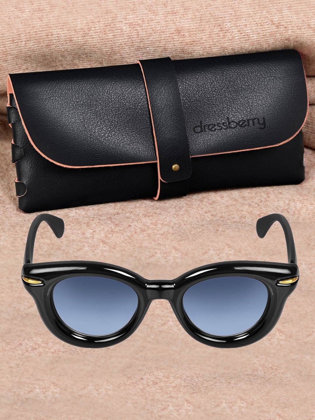 DressBerry Women Round Sunglasses With UV Protected Lens DBSG-87017-08-picture-15