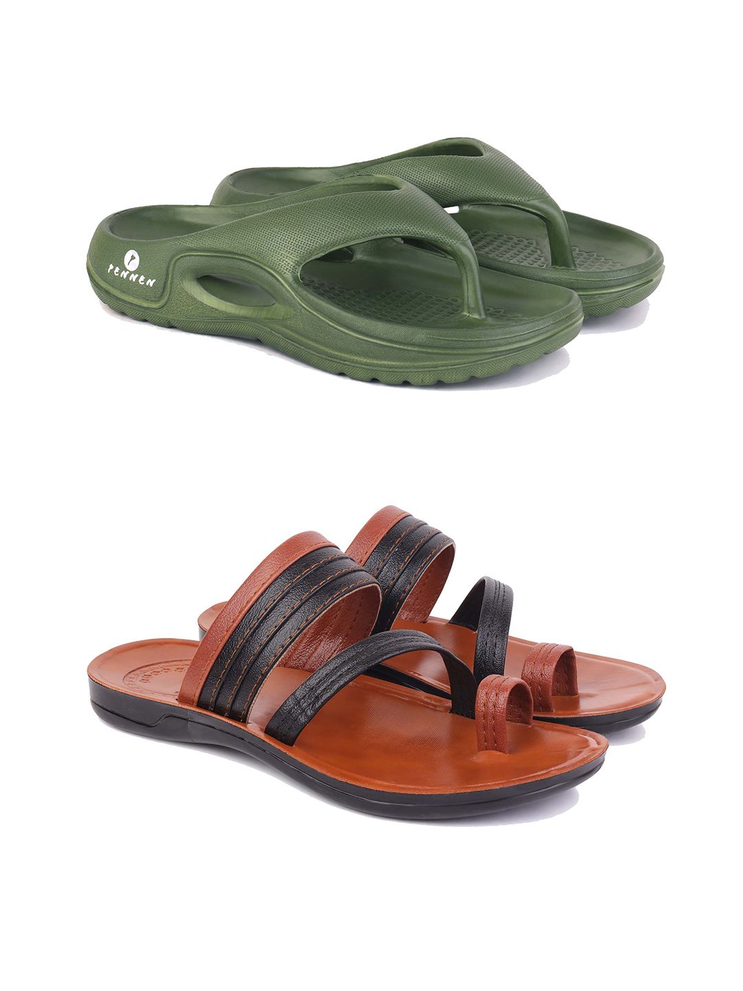 PENNEN Men Canvas Comfort Sandals-picture-37