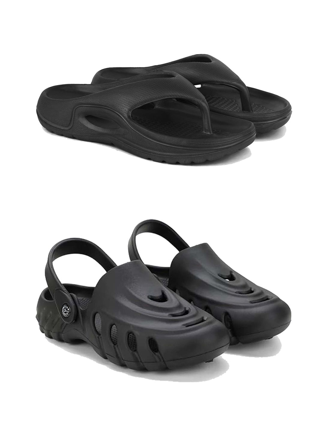 PENNEN Set Of 2 Stylish Thong Flip-Flops & Clogs-picture-16