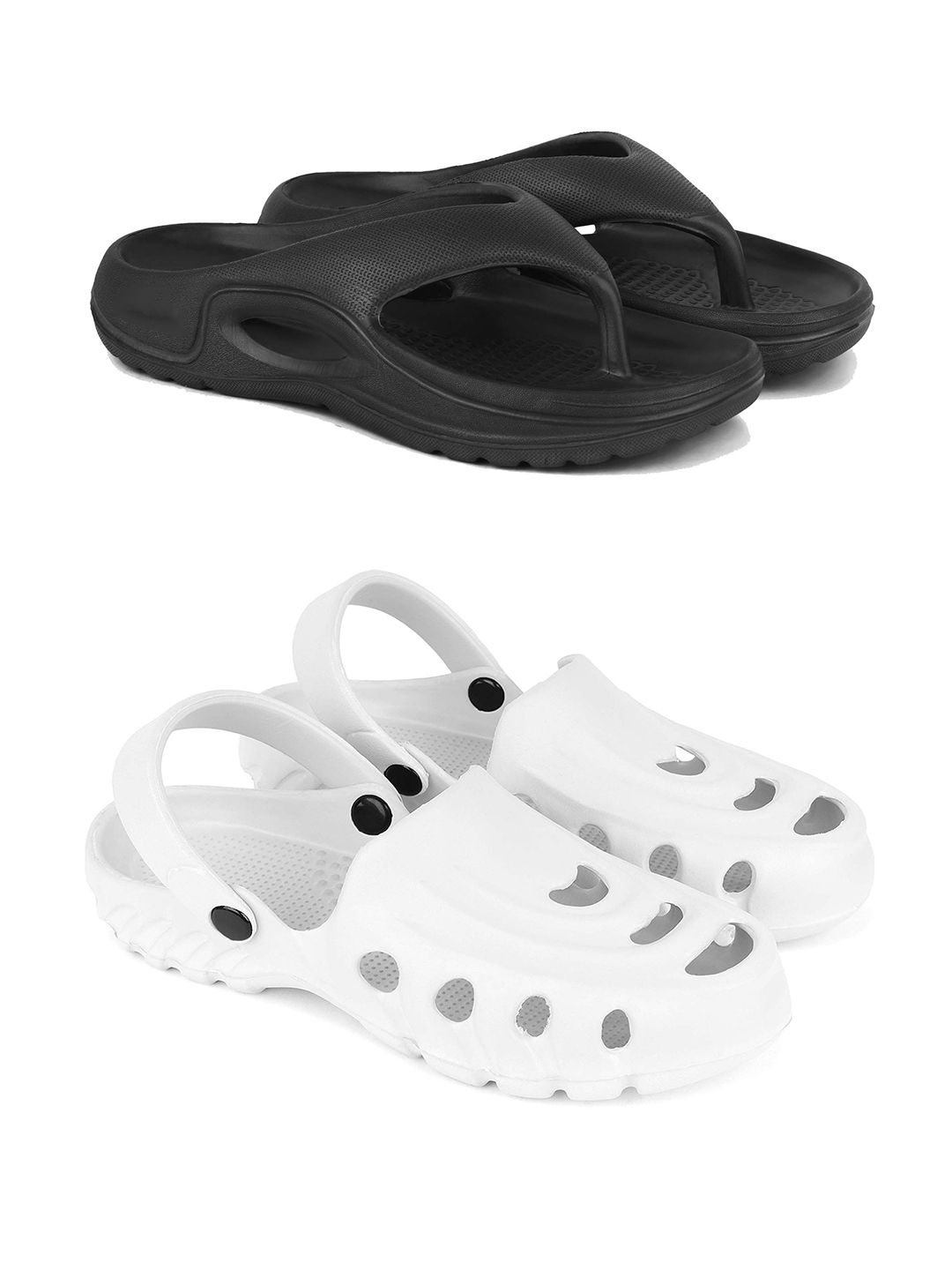 PENNEN Set Of 2 Stylish Thong Flip-Flops & Clogs-picture-53