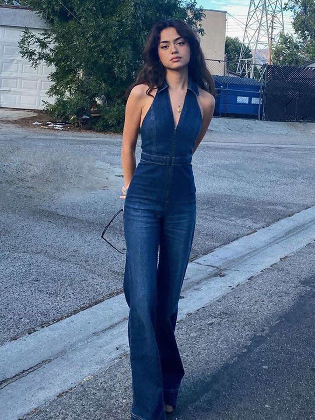 bebe Halter Neck Basic Jumpsuit-picture-12