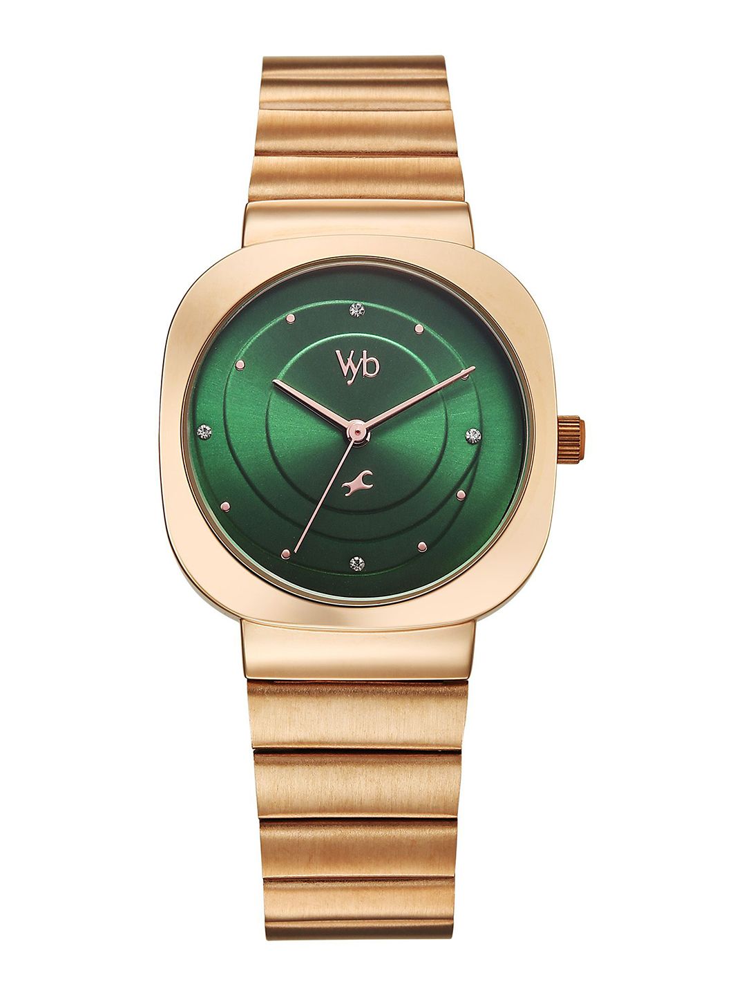 Fastrack Women Textured Dial & Bracelet Style Straps Analogue Watch FV60077WM02-picture-28