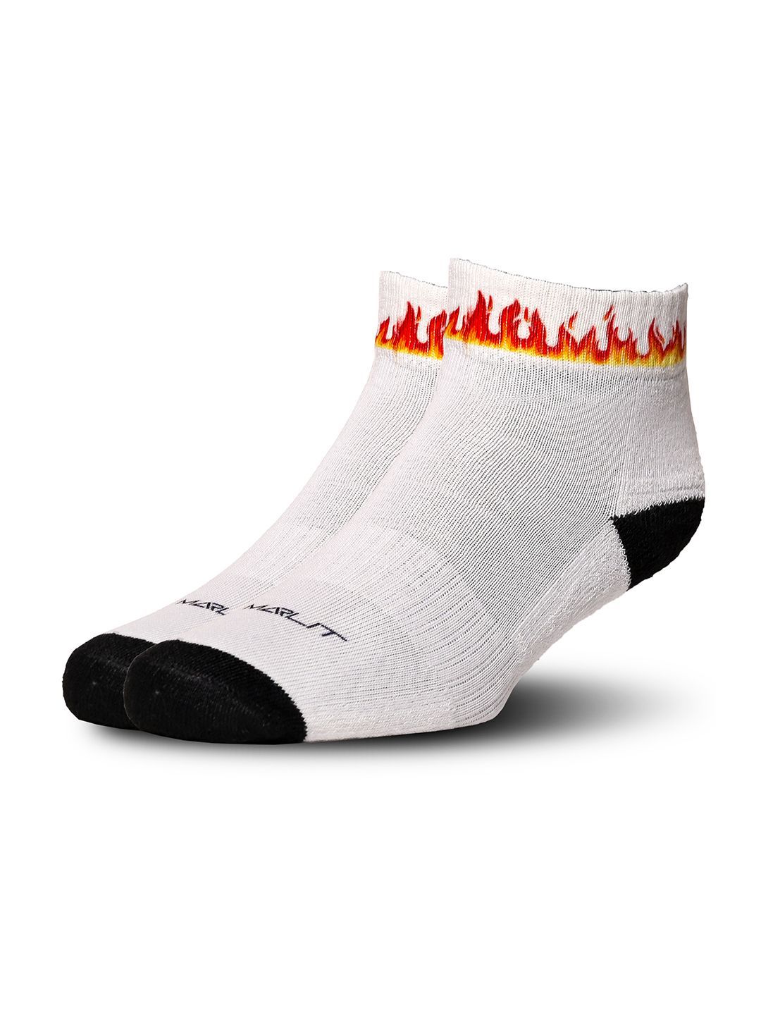 MARLIT Men Colourblocked Cotton Ankle Length Socks-picture-33