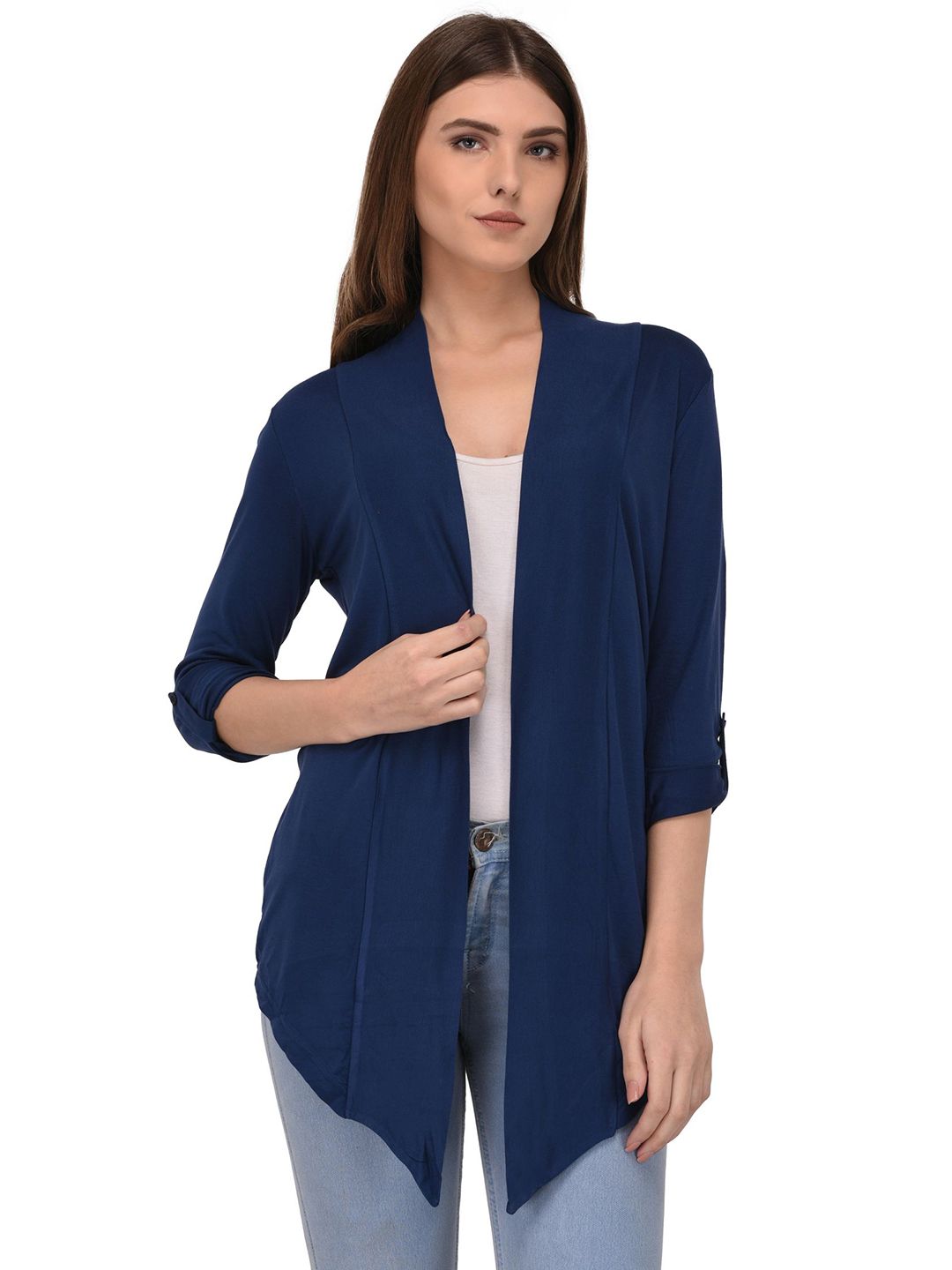 The Roadster Lifestyle Co Front Open Waterfall Shrug-picture-43
