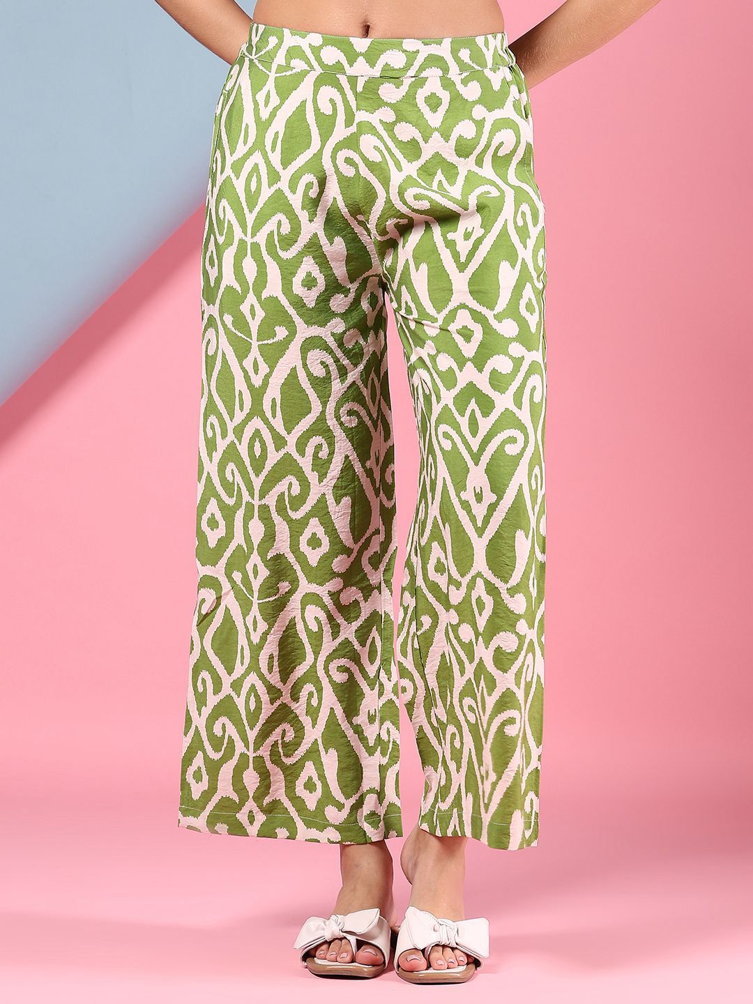 LIMEROAD Printed Mid-Rise Palazzo-picture-13