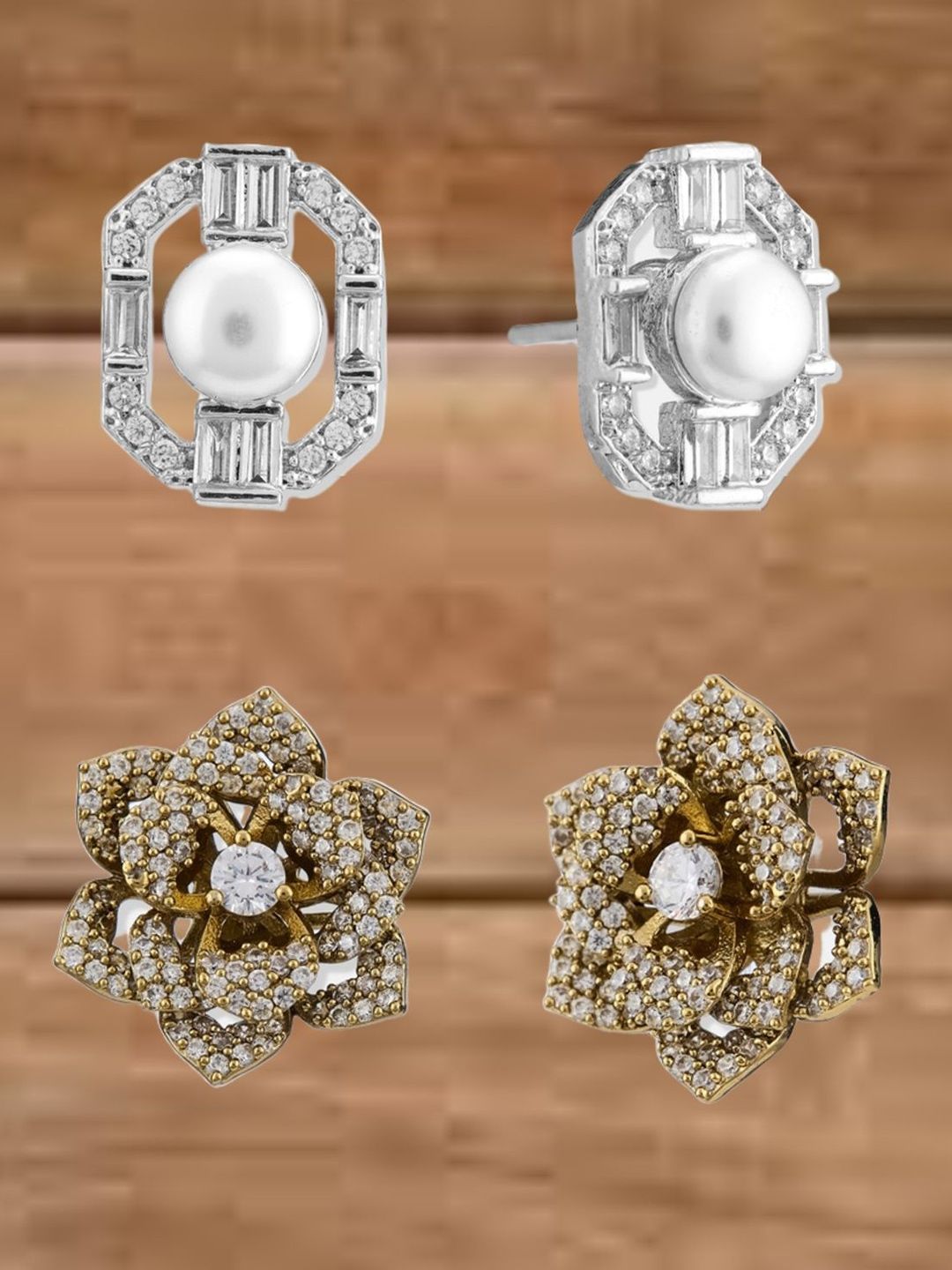 ATIBELLE Contemporary Studs Earrings