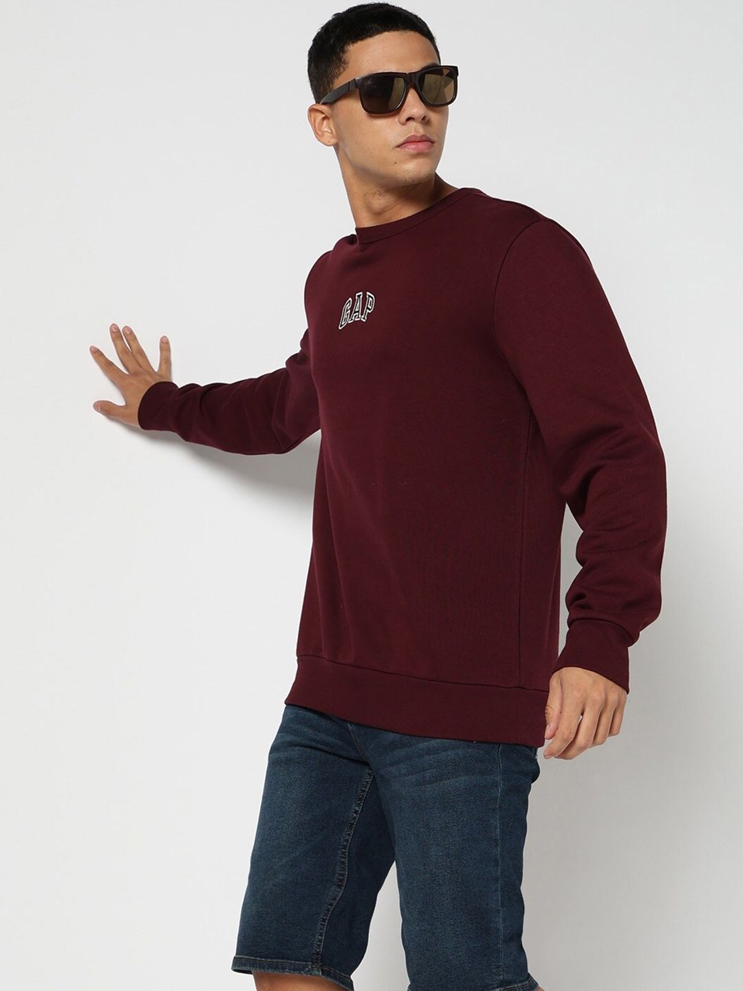 GAP Brand Logo Applique Sweatshirt-image-19