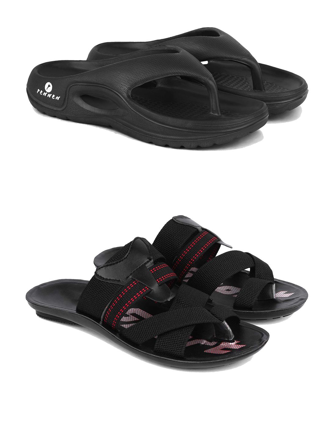 PENNEN Men Canvas Comfort Sandals-picture-26