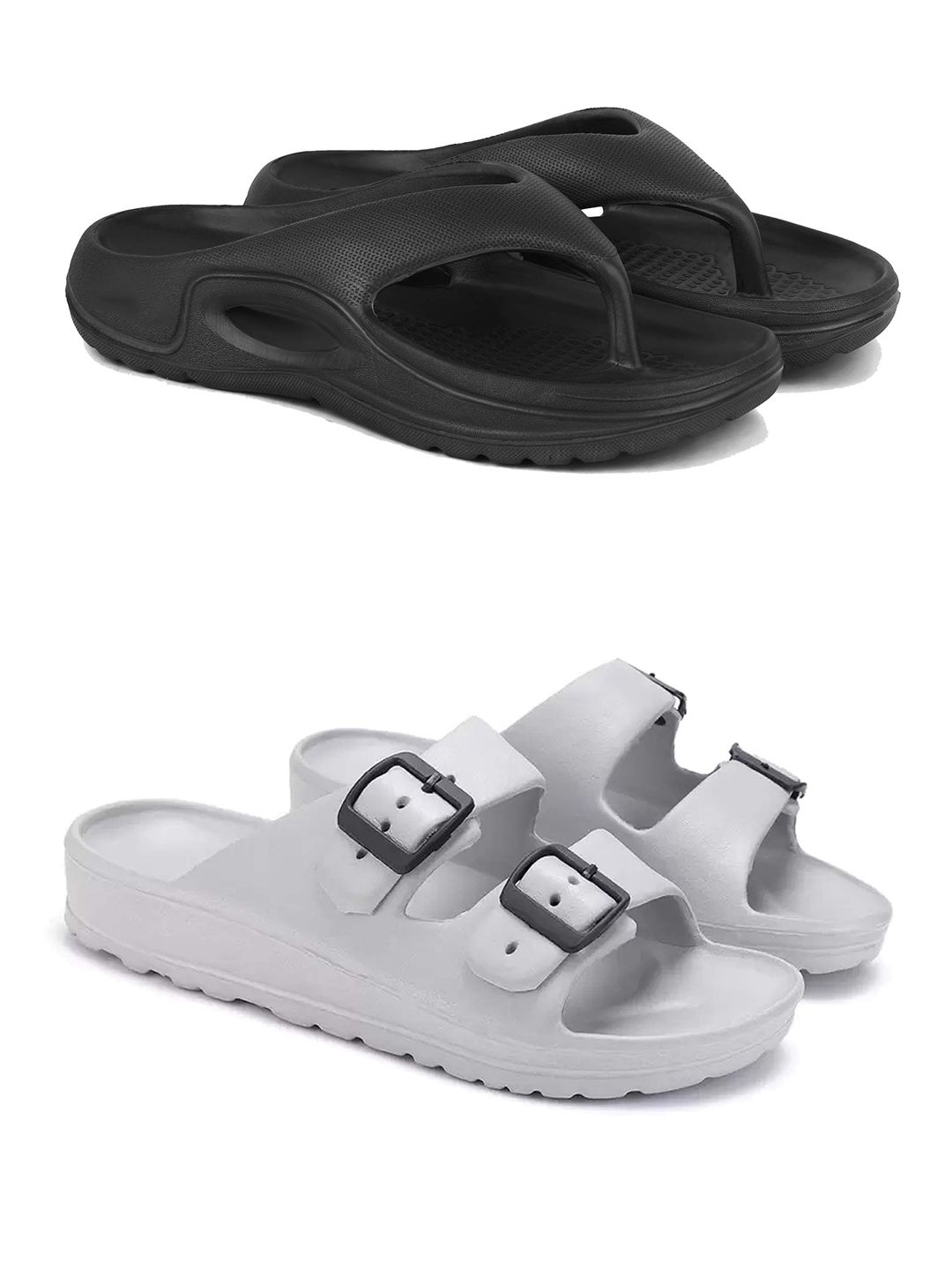 PENNEN Men Pack Of 2 Sliders & Thong Flip-Flops-picture-45
