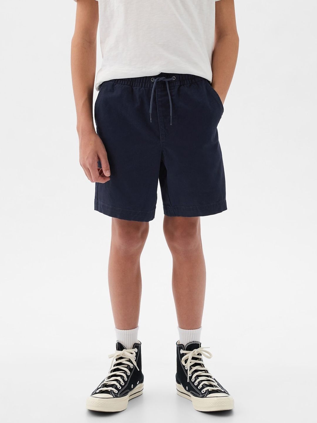 GAP Boys Regular fit Mid-Rise Cotton Shorts-picture-18