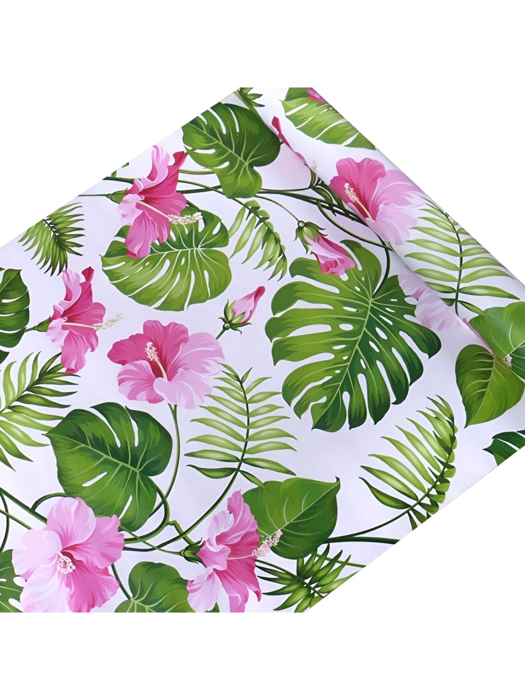 INDIAN ROYALS Green & Pink Printed Self-Adhesive & Durable WallSticker-image-12