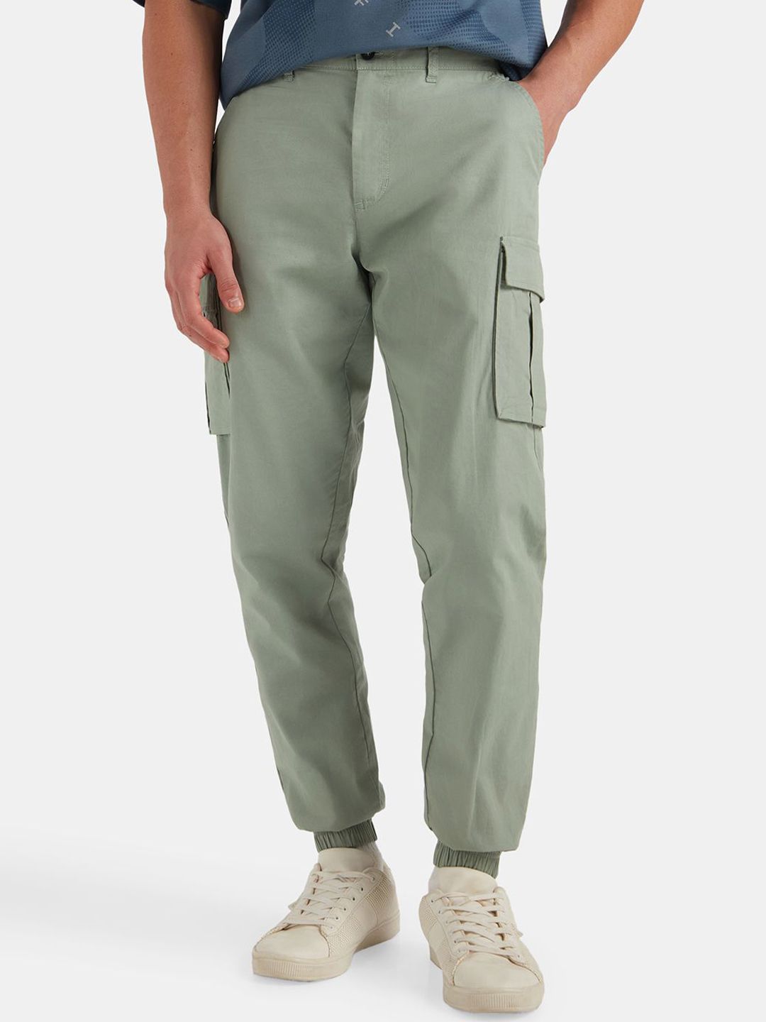 Jockey Men Super Combed Cotton Woven Regular Fit Cargo Jogger with Seven Pockets - MZ10-picture-16