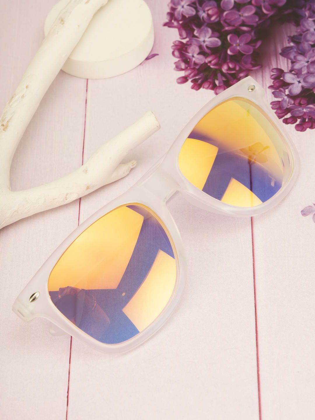 Provogue Unisex Mirrored Wayfarer Sunglasses With UV Protected Lens-image-22