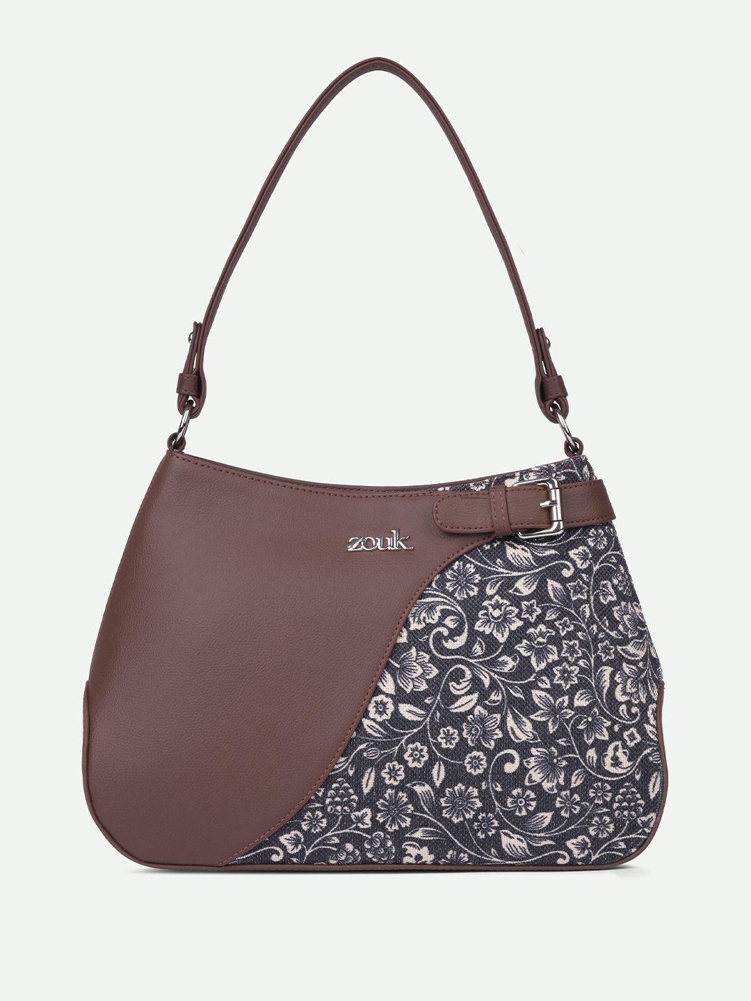 alt by zouk ZOUK Floral Printed Leather Structured Handheld Bag-picture-33