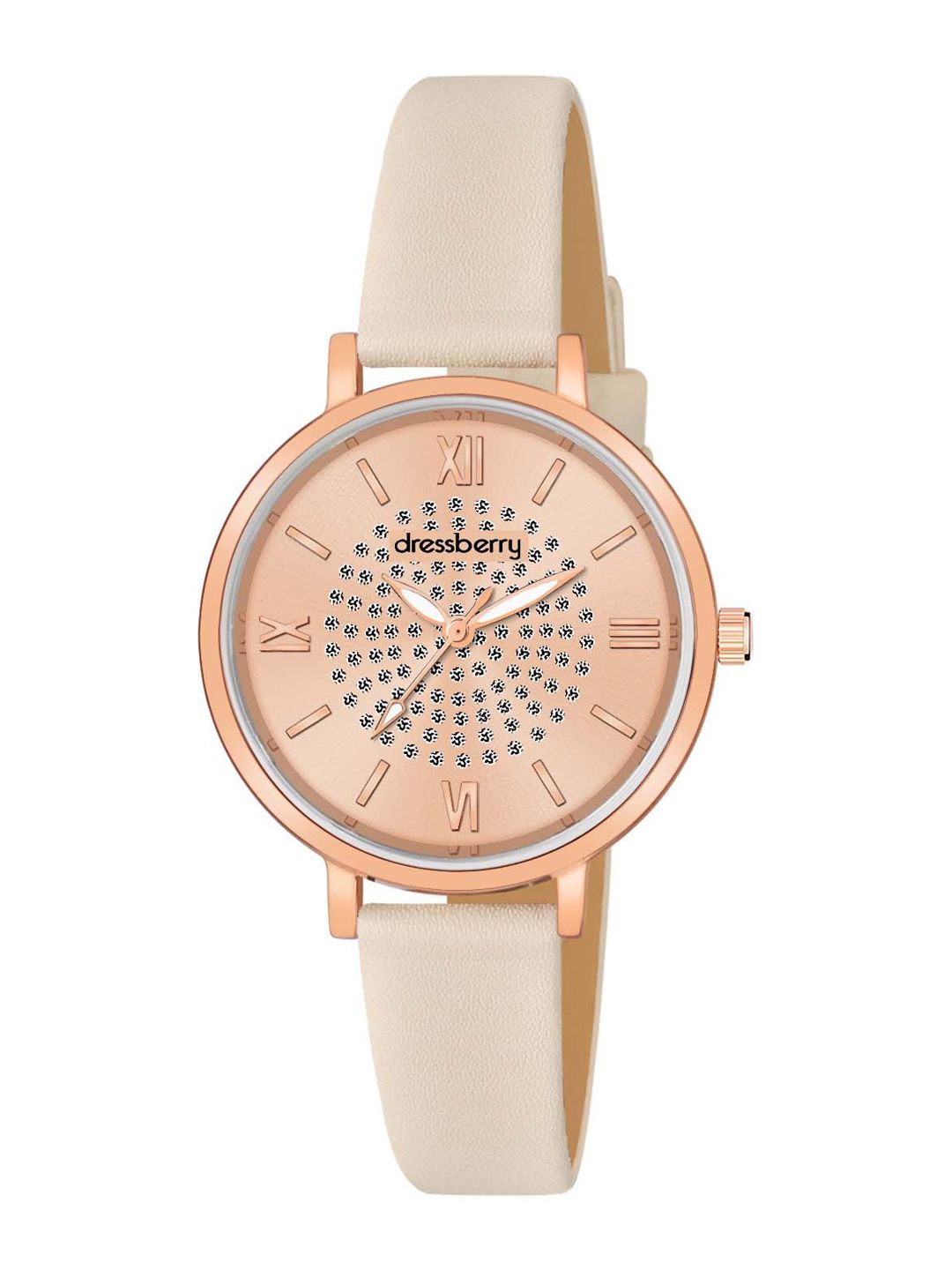 DressBerry Women Embellished Dial & Leather Straps Analogue Watch HOBDB-284-CM-picture-26