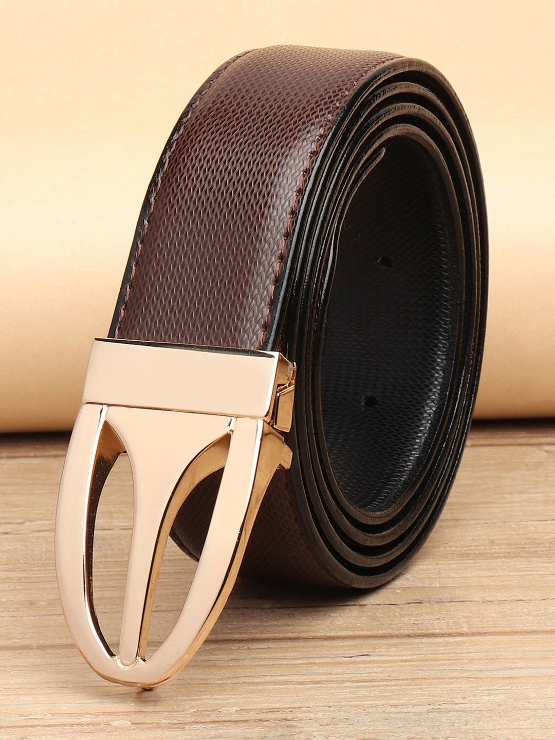 Killer Men Textured Reversible Formal Belt-picture-58