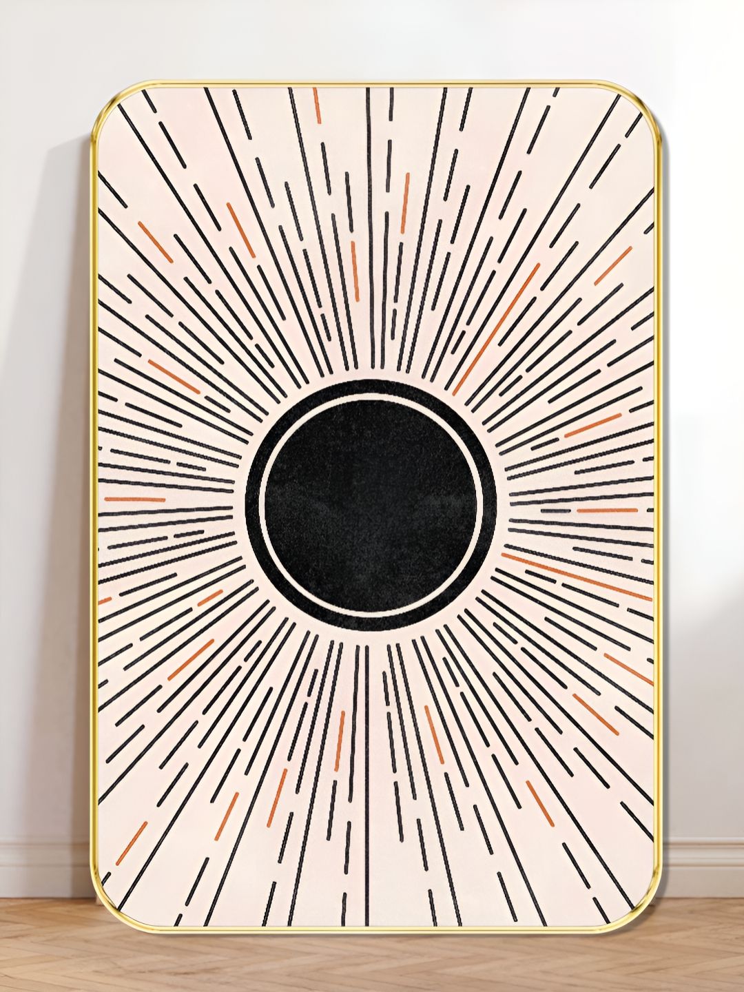 Livin'luxe Gold-Toned & Black 1 Piece Wood Other Wall Paintings-picture-32