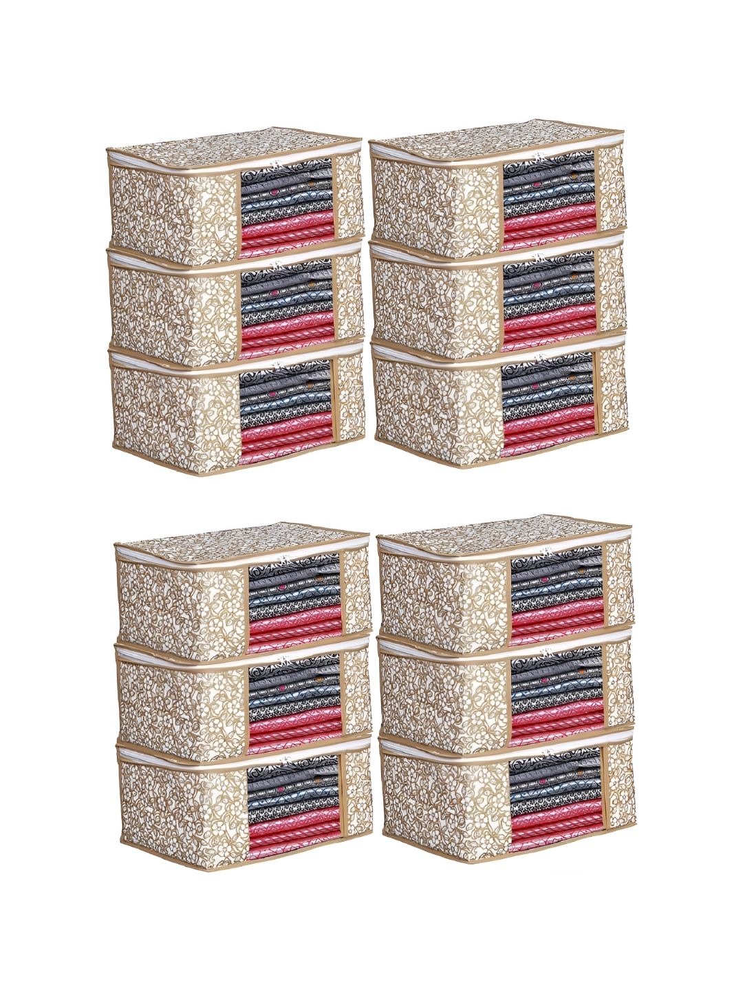 BB BACKBENCHERS Brown Set of 6 Regular Drawer Organiser-picture-40