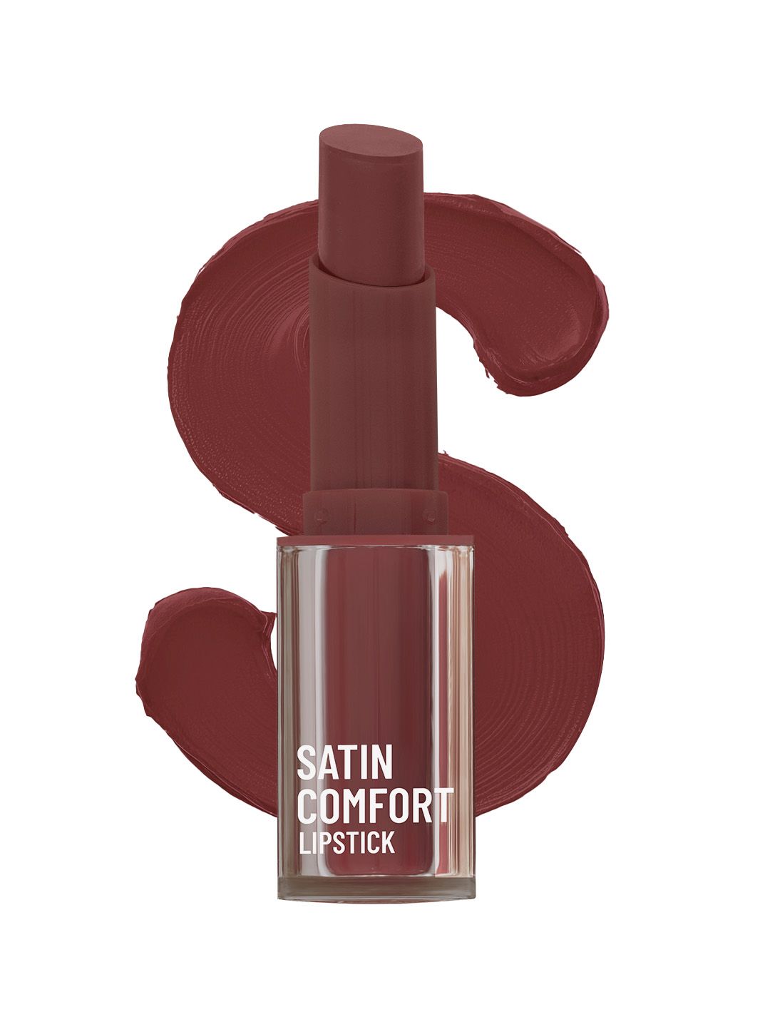 SWISS BEAUTY Ultra-Hydrating & Highly Pigmented Satin Comfort Lipstick - Brown Bean 12-picture-11