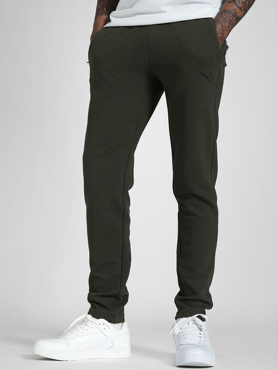 Puma Essentials Men Slim-Fit Ottoman Track Pants-picture-54