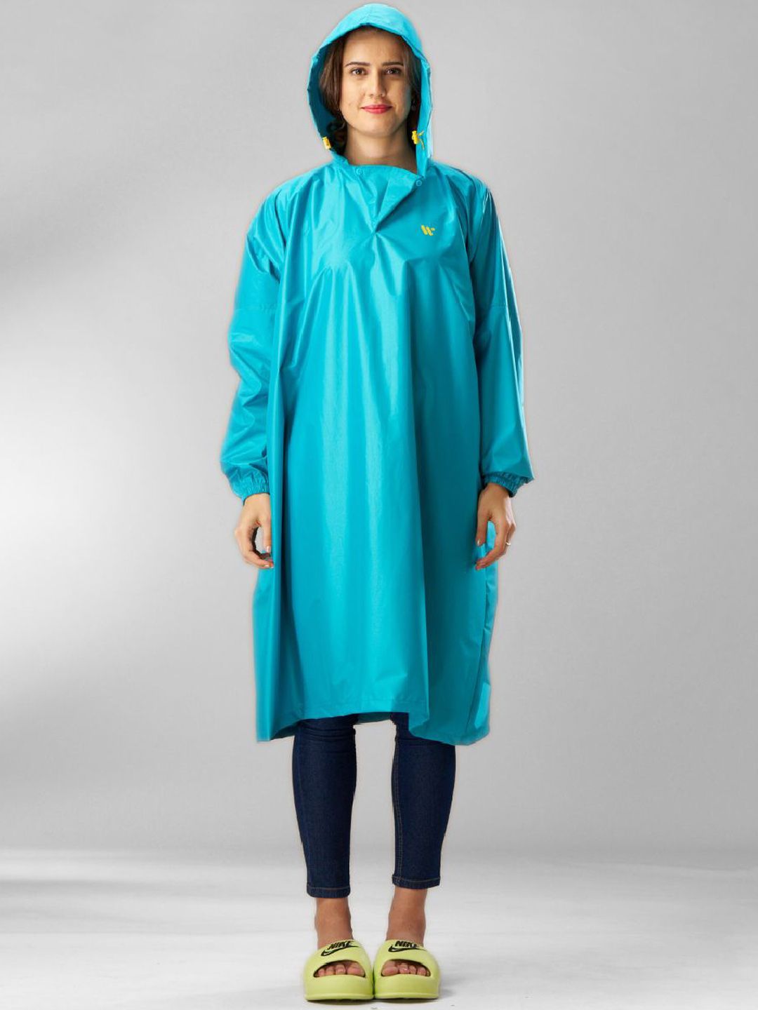 Zeel Self-Packable Waterproof Rain Poncho Jacket-image-17