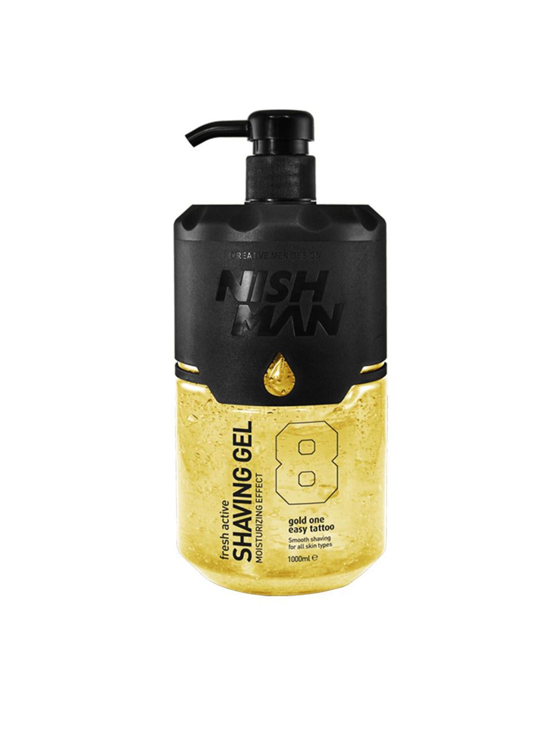 Nishman Gold One Easy Tattoo Moisturizing Fresh Active Non Foaming Shaving Gel - 1000 ml-picture-12