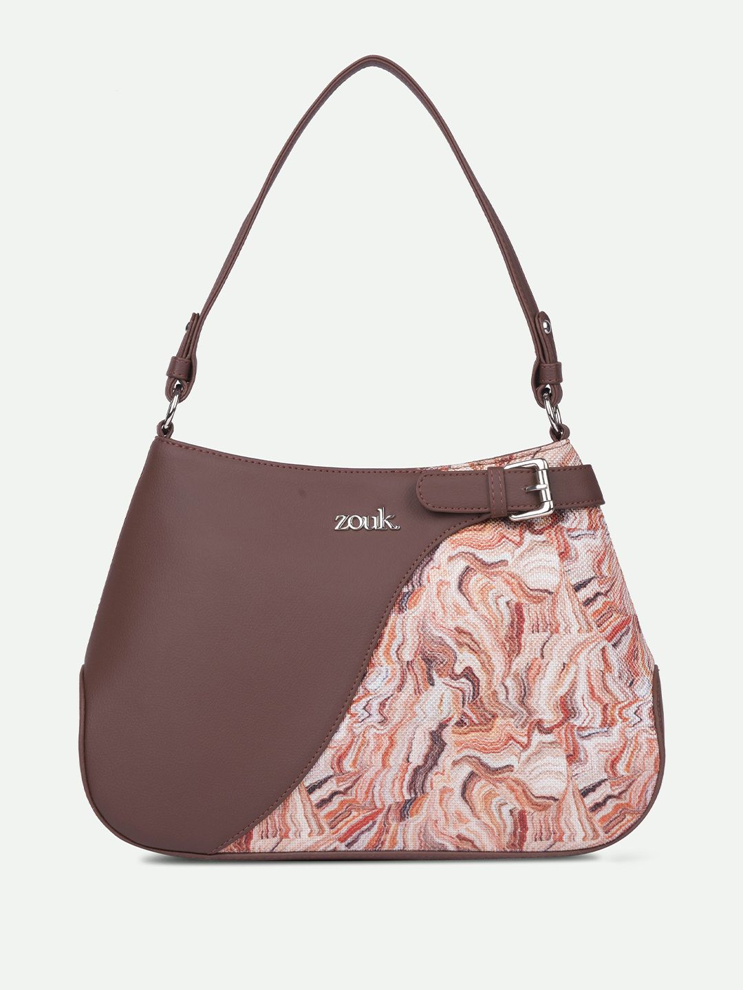 alt by zouk ZOUK Printed Leather Structured Handheld Bag-picture-17