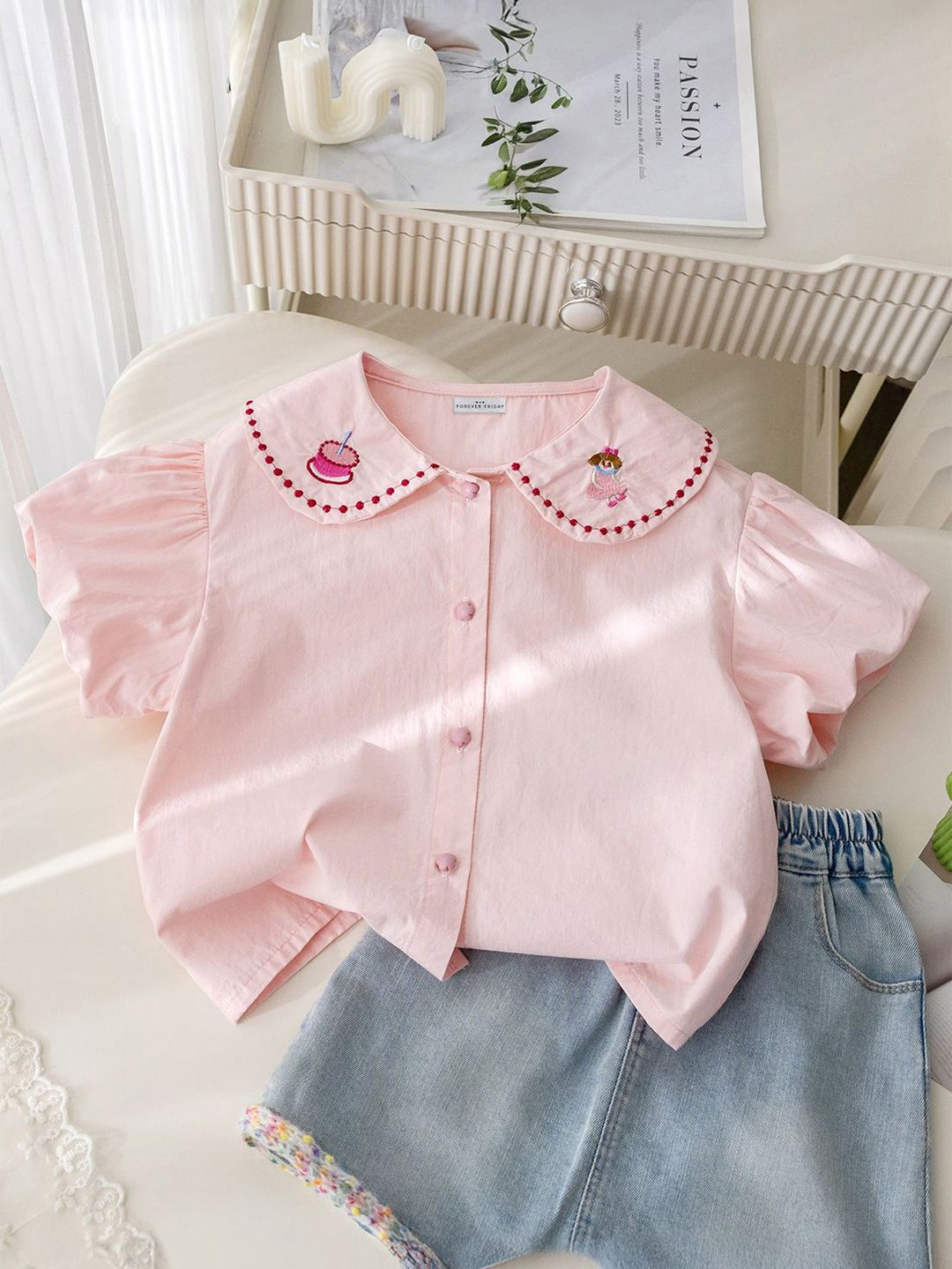 FOREVER FRIDAY Girls Top With Shorts