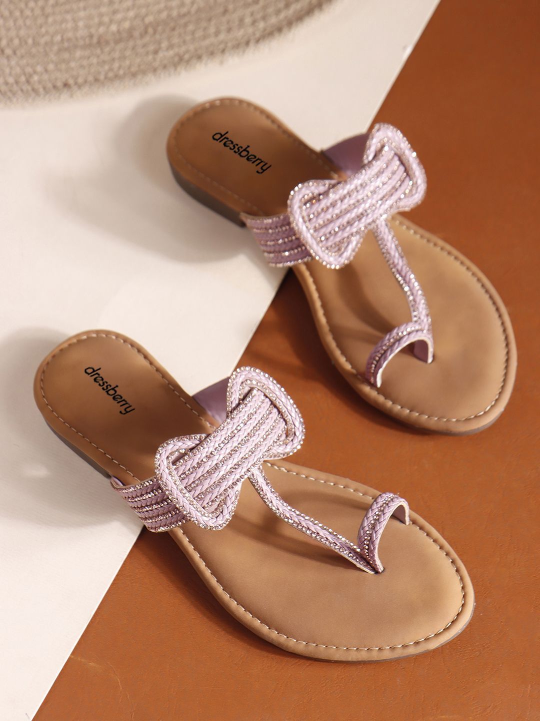 DressBerry Women Embellished One Toe Casual Flats-image-27