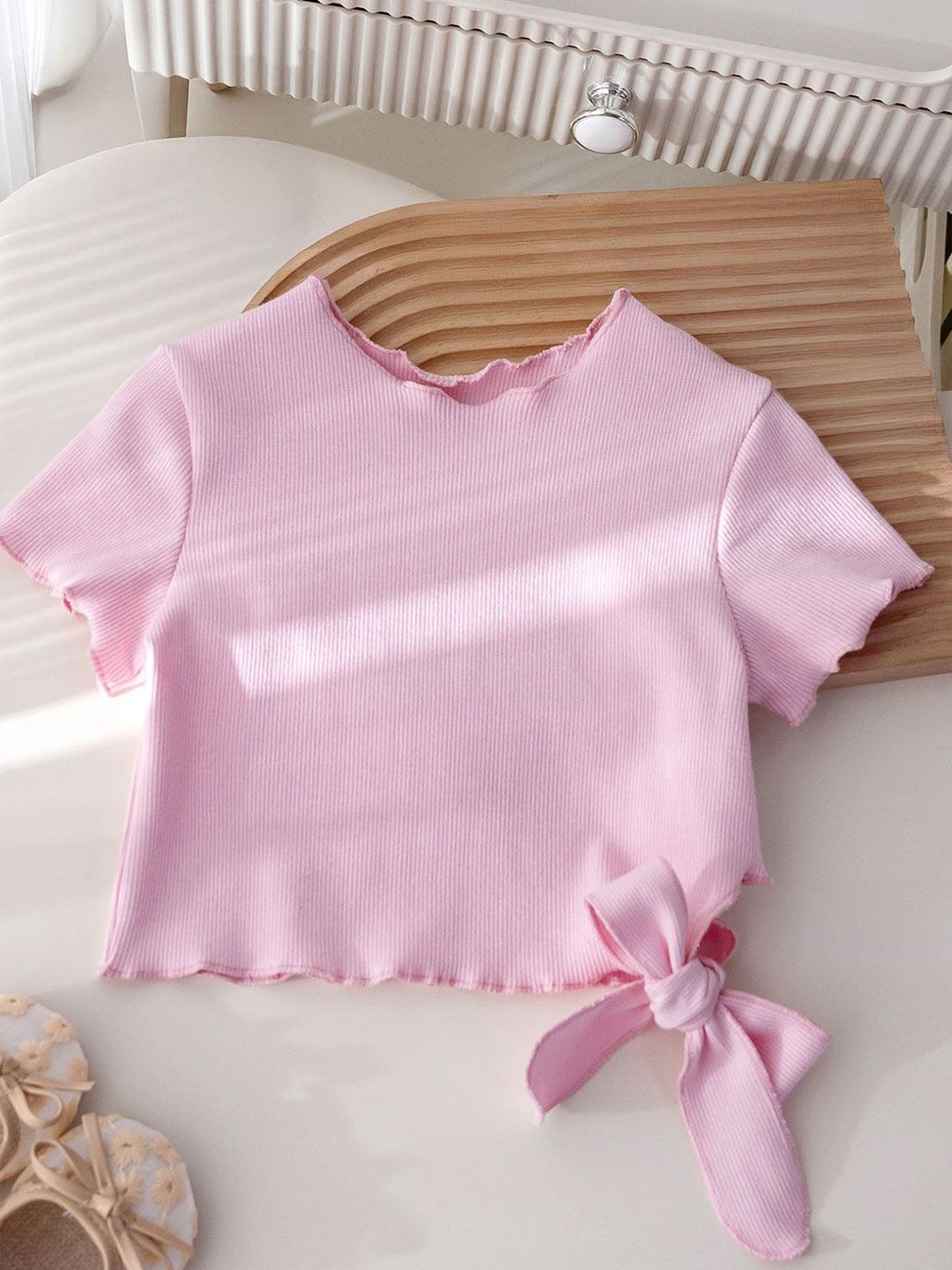 FOREVER FRIDAY Flared Sleeve Cotton Top-picture-26